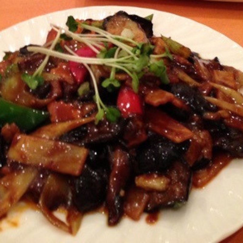 揚げ茄子の野菜あんかけ(健福 )