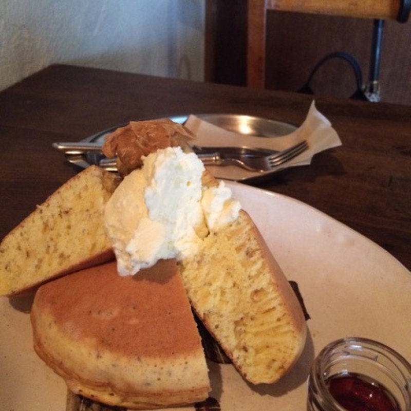 胡麻とピーナッツバターのほっとけーき(傳吉商店 )