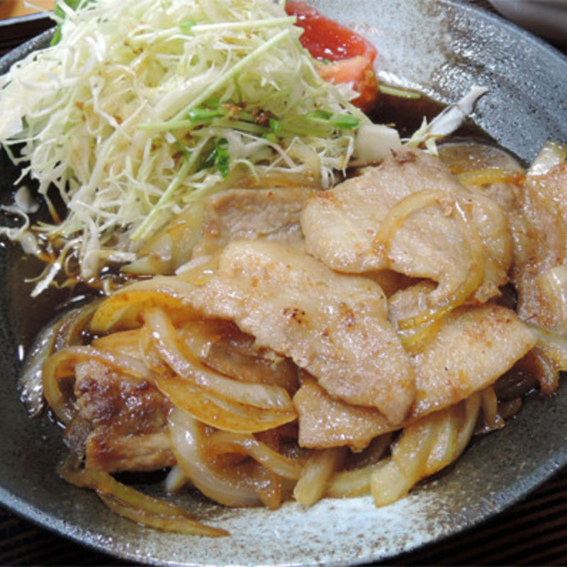 やんばる島豚のしょうが焼き(元祖 海ぶどう 本店 （うみぶどう）)