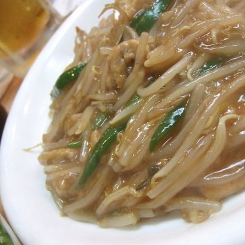 肉もやし(元祖赤のれん 節ちゃんラーメン 天神本店 )