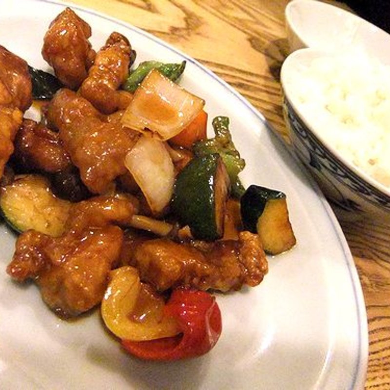 絶品　酢豚(元祖 ぴかいち 博多本店)