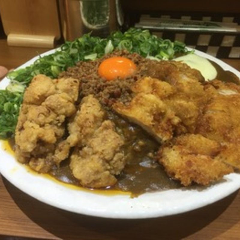 よくばり台湾カレーバカ盛り＋α(元祖台湾カレー 大須店)