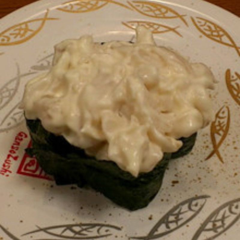つぶ貝マヨ(元祖寿司 川崎銀柳街店)