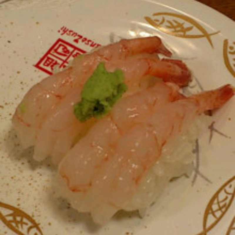 甘エビ(元祖寿司 川崎銀柳街店)