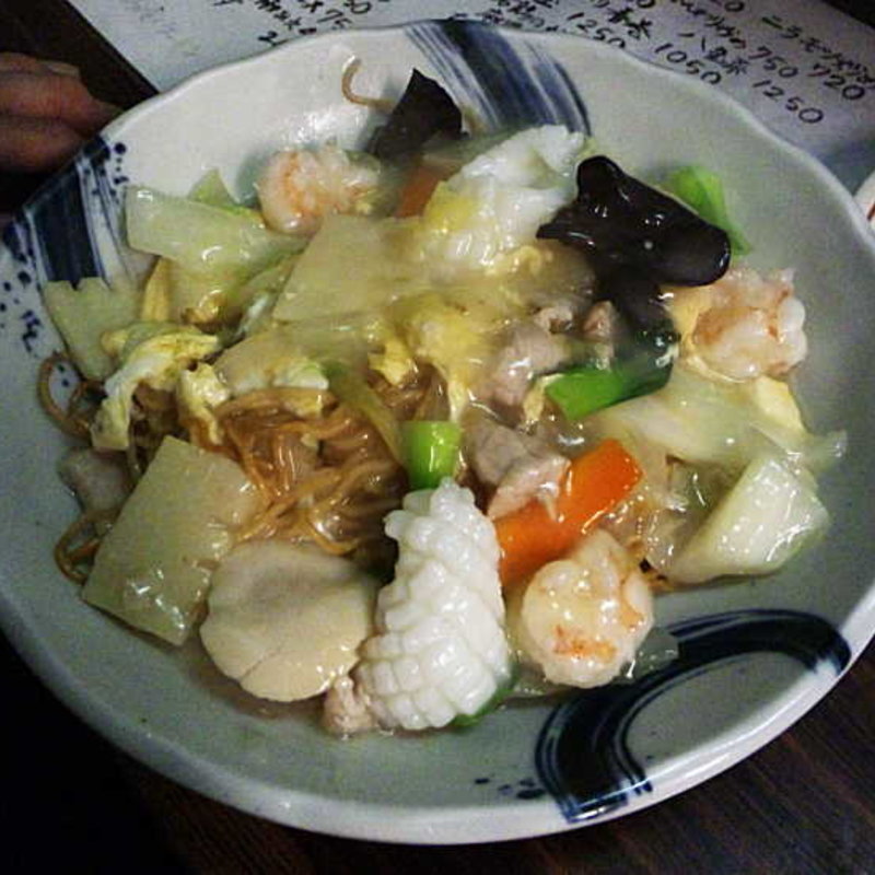 目海鮮焼そば(八仙 （はっせん）)