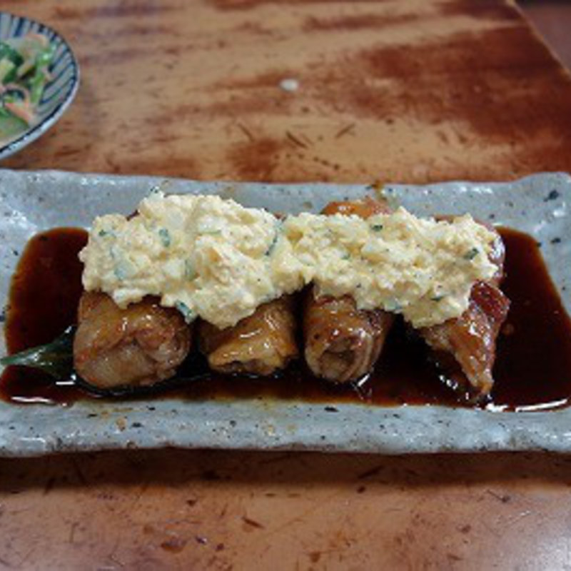 お豆腐の肉巻(八千代)