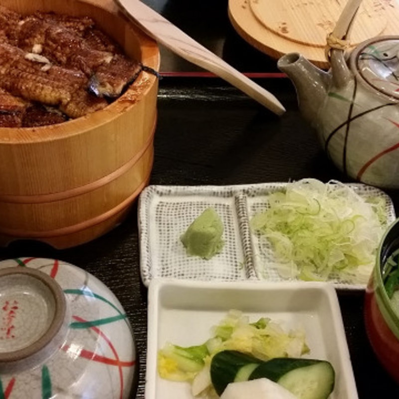 お櫃鰻茶漬け(八百徳)