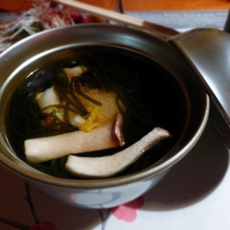 若布麺のにゅうめん(刀舟家)