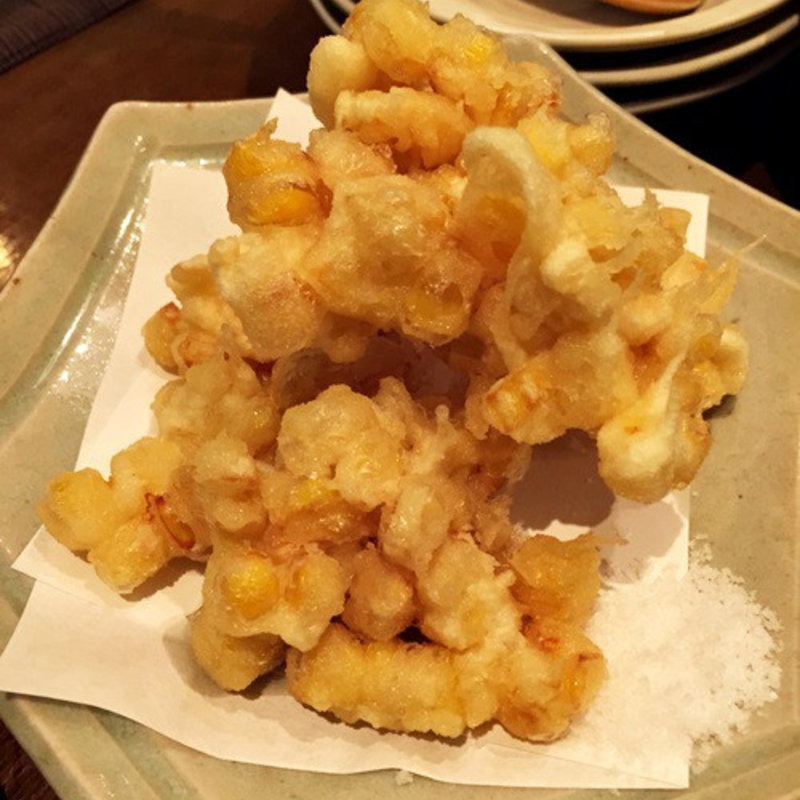 もろこしかき揚げ(分店なかむら食堂)
