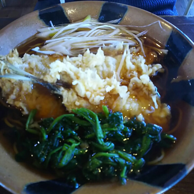 鯵の天ぷら蕎麦(初代惣右衛門 )