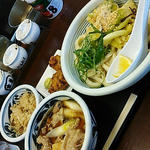 肉汁糧うどん利八セット