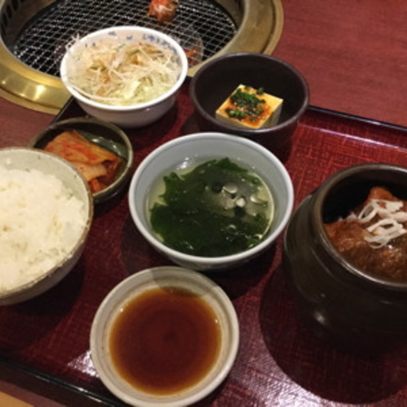 壺漬けランチ　お肉150㌘(利花苑 大名本店)