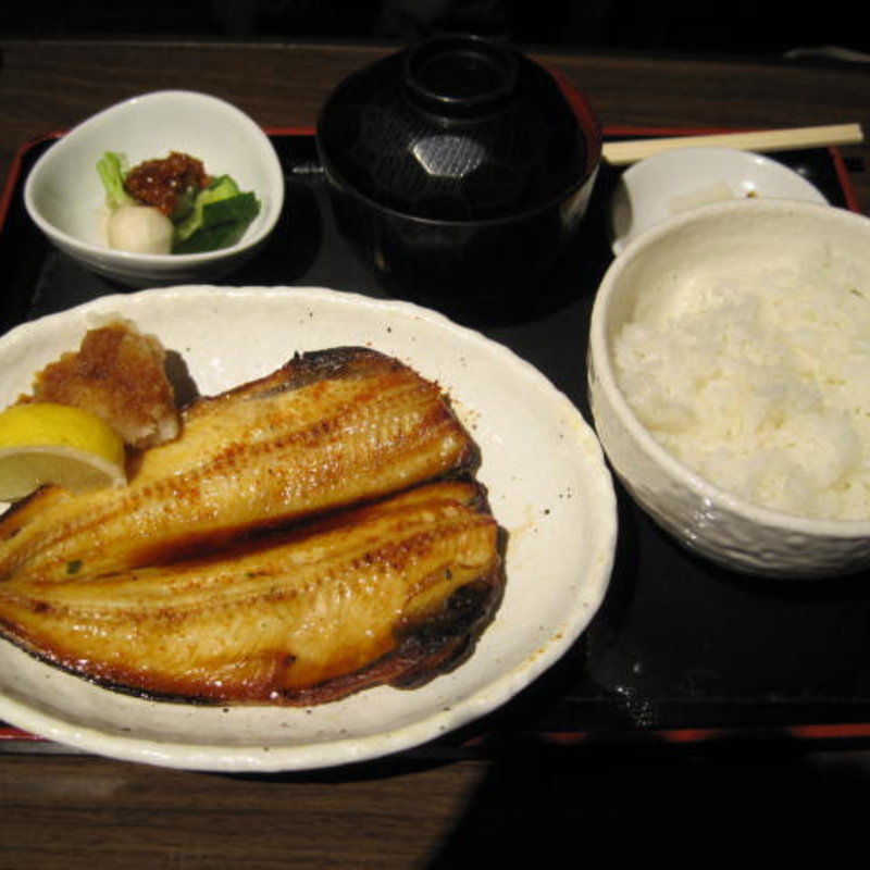 北海道産　縞ホッケ定食(柿天舎 )