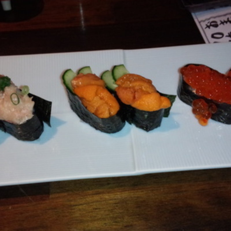 軍艦・・・お好み(創作すし酒房 卓 （そうさくすししょくぼう たく）)