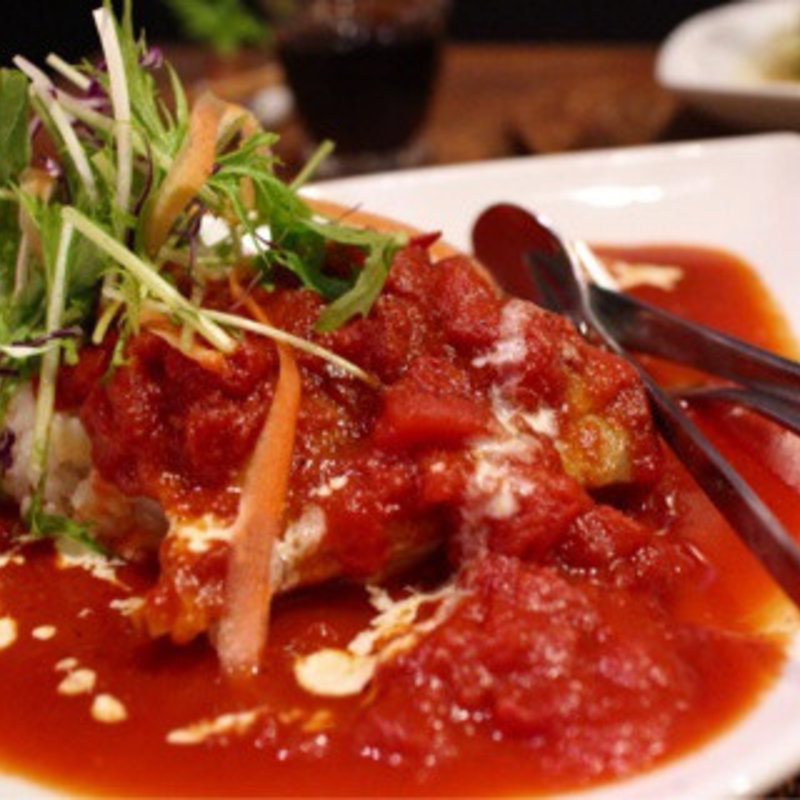 焼きリゾットランチ（長州鶏のイタリアントマトソース）(創作亭28)