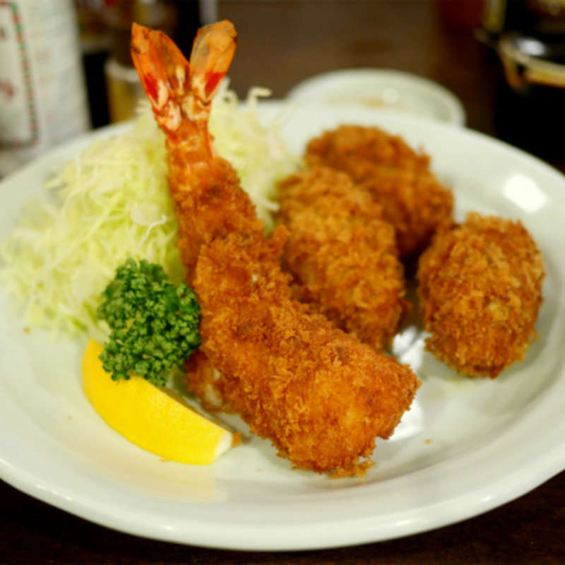 浜の味定食(勝烈庵 馬車道総本店 （かつれつあん）)
