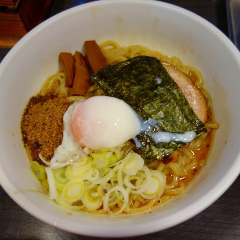油そば（中盛）(勢拉 北習志野店 （【旧店名】らあ麺・つけ麺つなみ）)