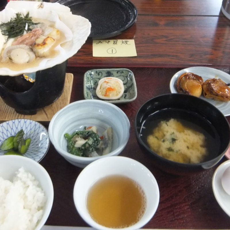 みそ貝焼き定食(北彩市場 下北名産センター )