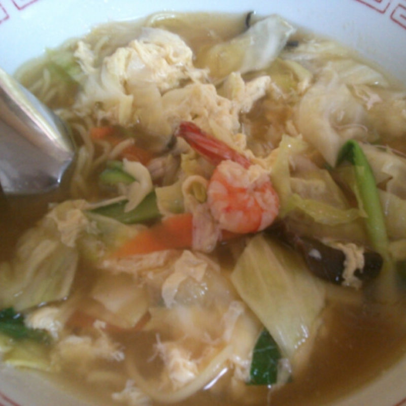 五目汁そば(十二間楼)