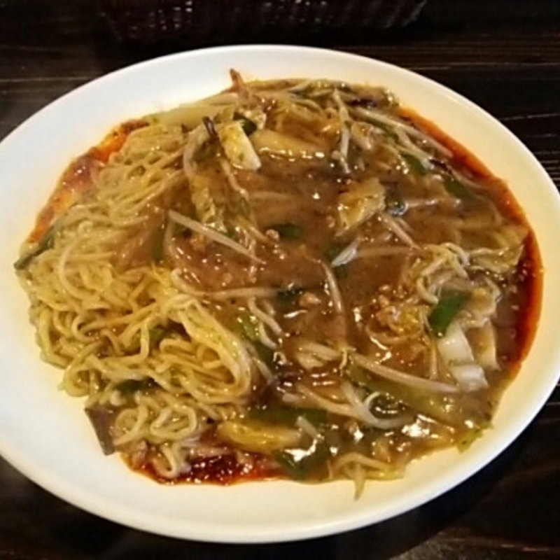 烏賊のとろみまぜそば（大盛り）(十六房 )