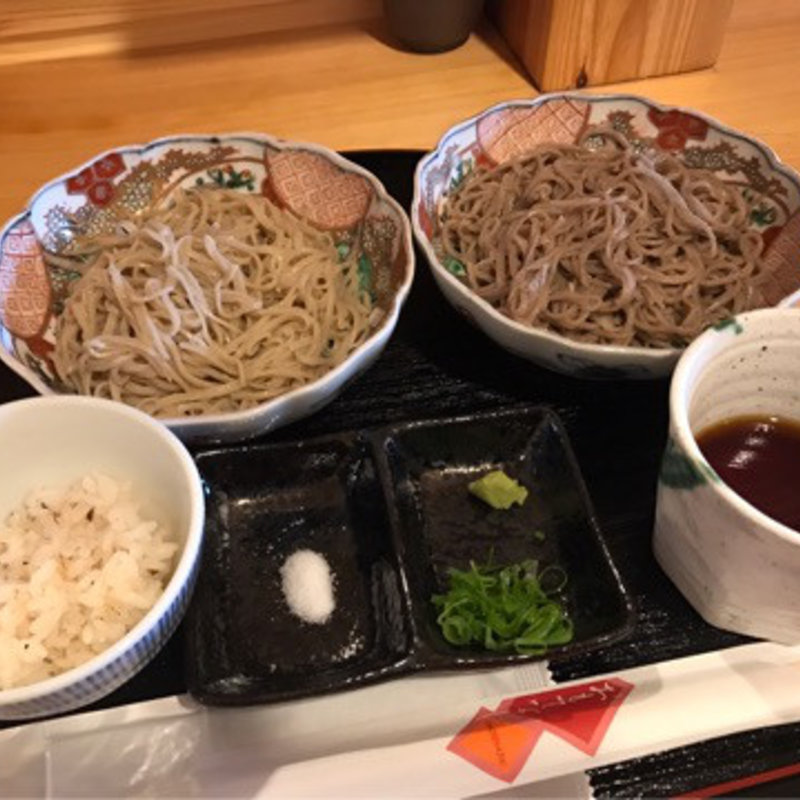 二種盛十割蕎麦(十割蕎麦 坊主bar 一休 )