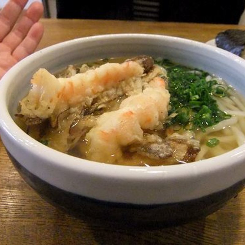 海老ごぼう天うどん(十金)