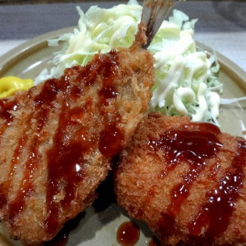 コロッケ＆アジフライ(千両 )