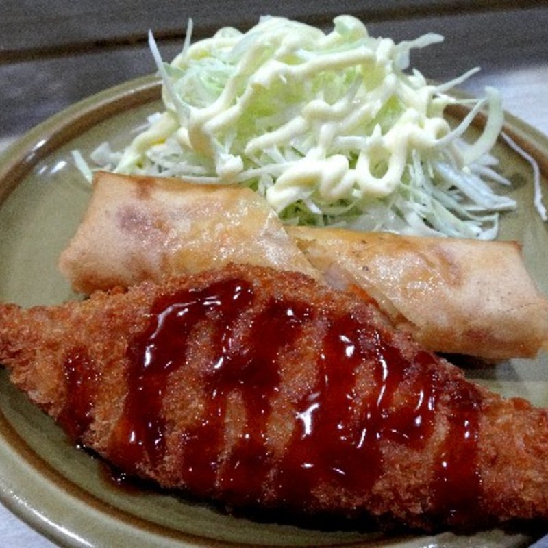 春巻き＆白身魚フライ(千両 )