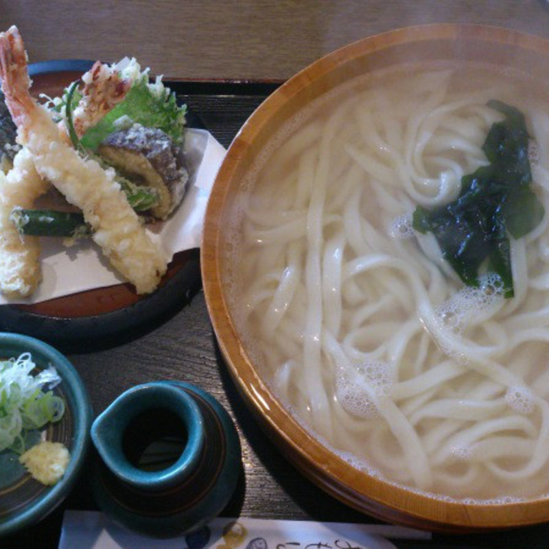 天麩羅たらいうどん御膳(千年ニコ天 )