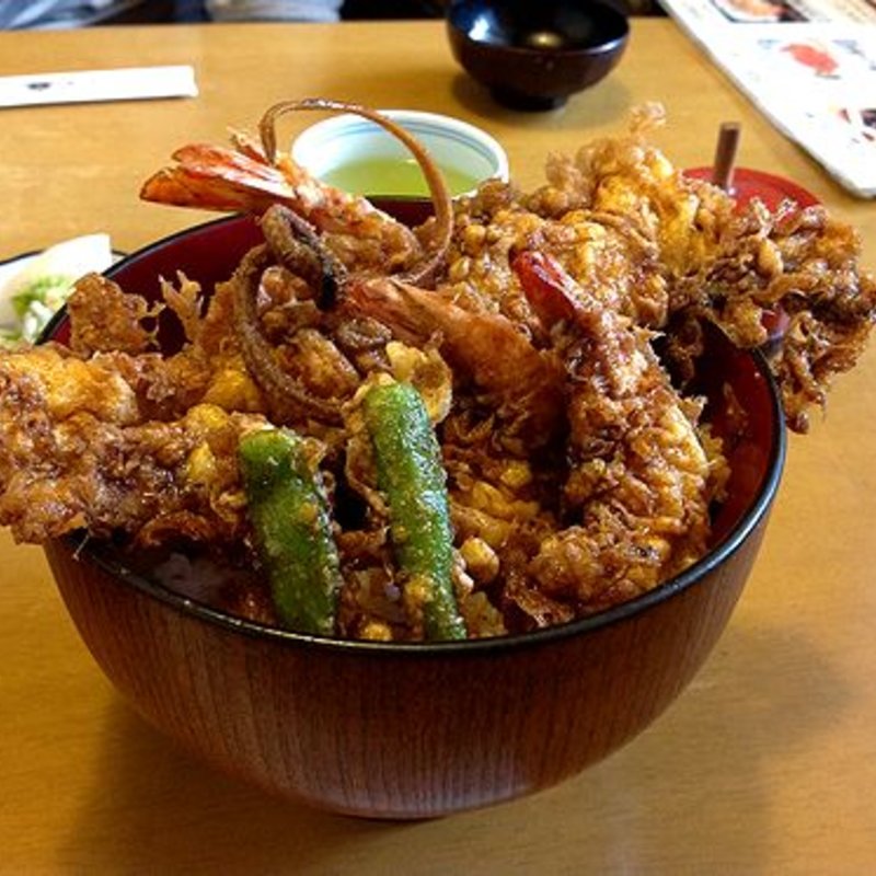 海老穴子天丼・天丼(千束いせや)