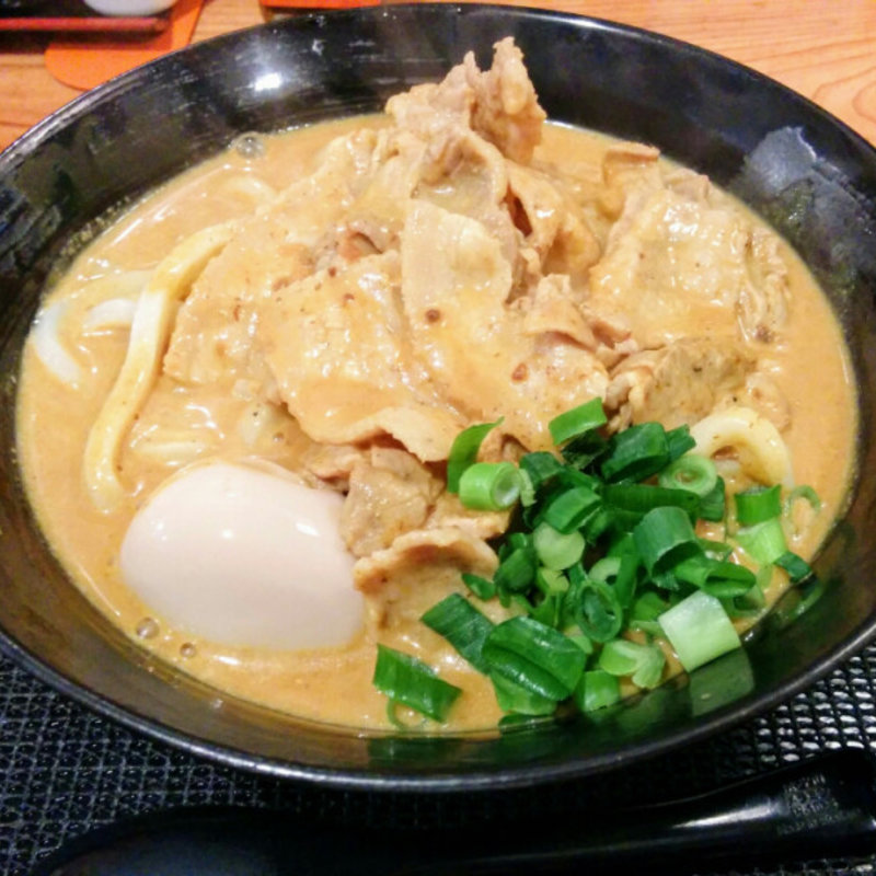 豚カレーうどん 豚肉2倍(千駄木うどん 汐満 )