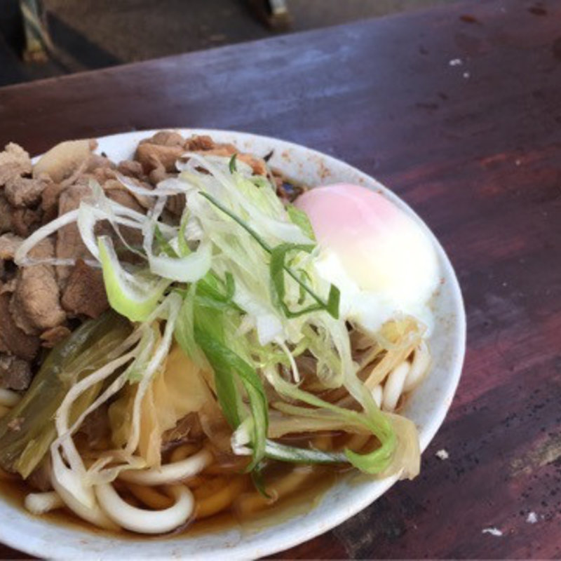 肉うどん+キャベツ(肉そば・肉うどんの店 南天(なんてん) 本店)