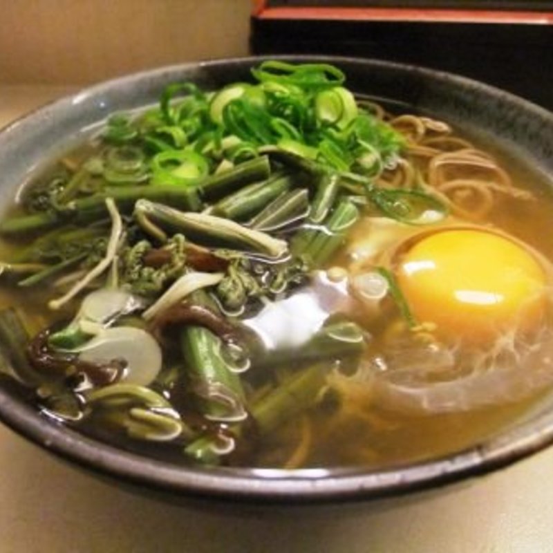 山菜そば(南海そば 天王寺店)