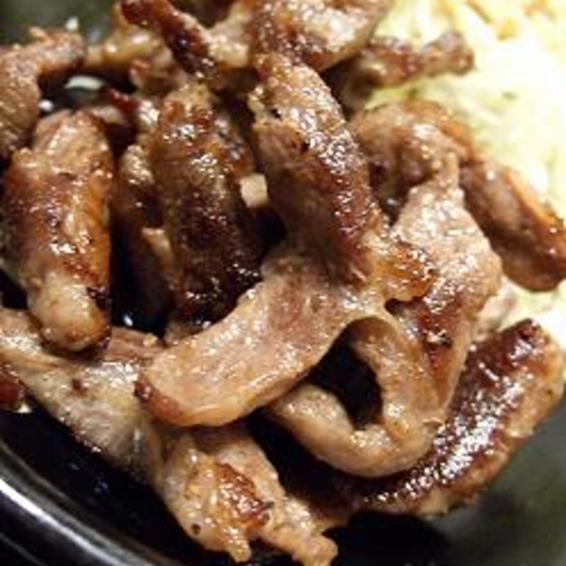 豚の腹身焼き(一番星 香椎参道本店)