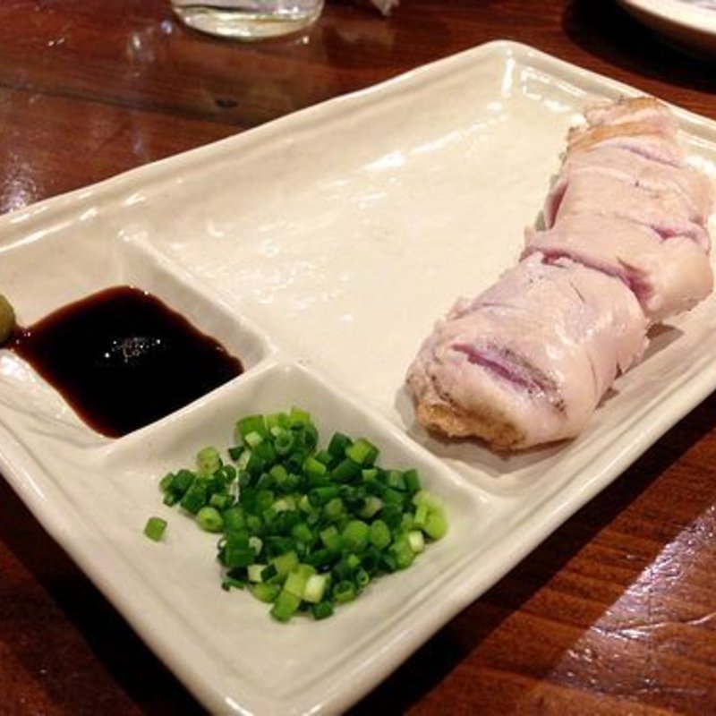 地鶏ささみのしぎ焼き(博多とりかわ大臣 駅前串房)