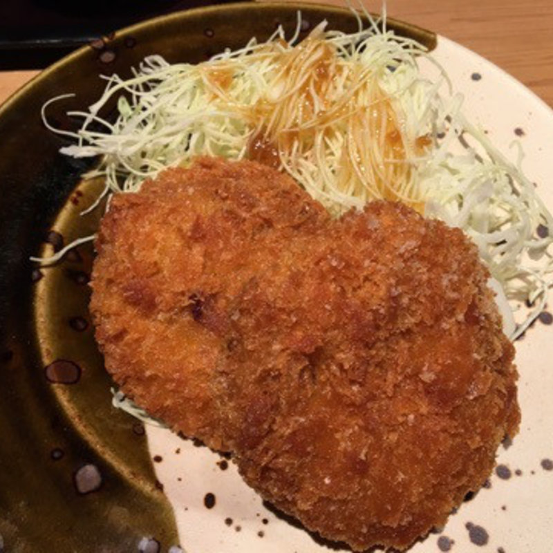メンチカツ定食(博多もつ鍋やまや 名古屋駅店)