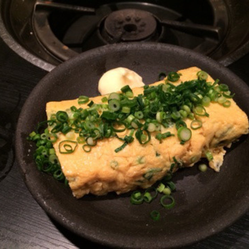 明太の玉子焼き(博多もつ鍋 蟻月 恵比寿)