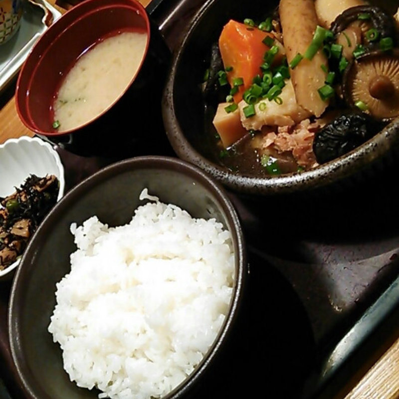 がめ煮定食(博多もつ鍋やまや 大崎ブライトタワー店)