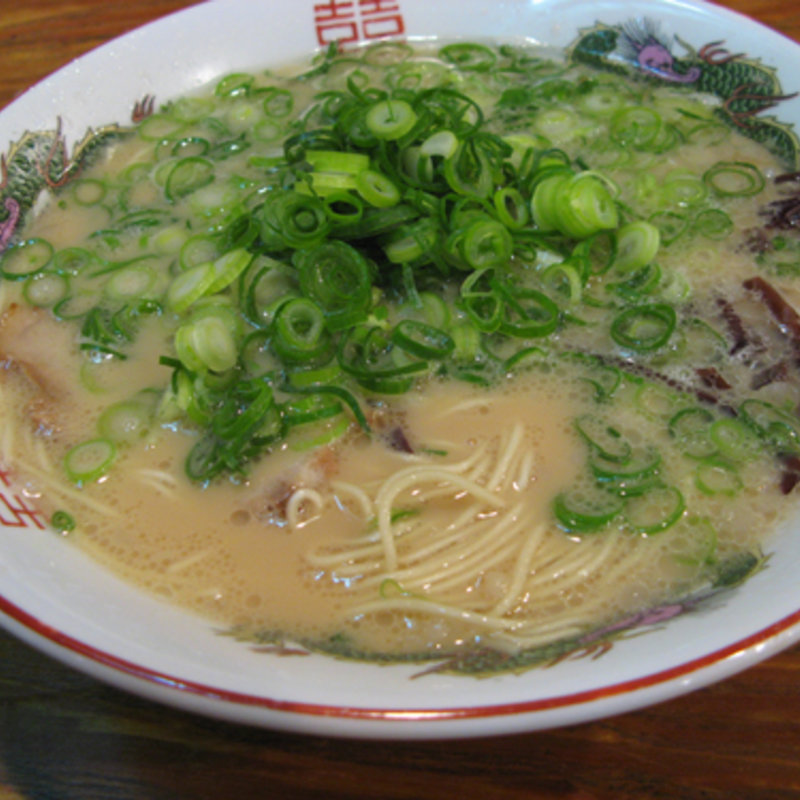 ねぎラーメン　(博多ラーメン一龍)