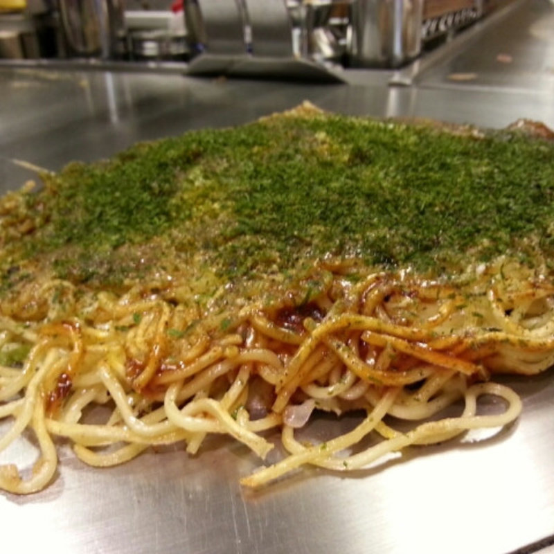 そば肉玉・チーズ(博多八昌 西新店)