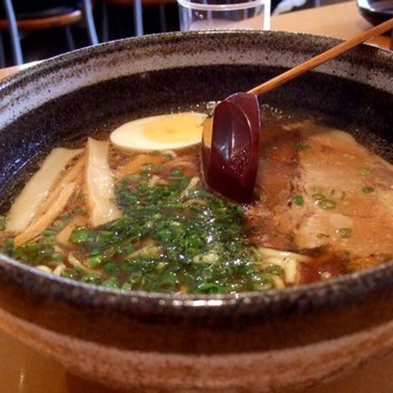 海舟醤油らうめん(博多汐や 海舟 今泉店)