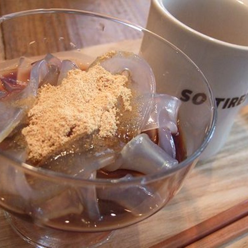 くずきり黒蜜がけ(博多炉端 魚男)