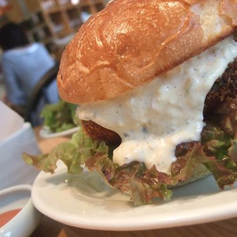 さばバーガー(博多炉端 魚男)