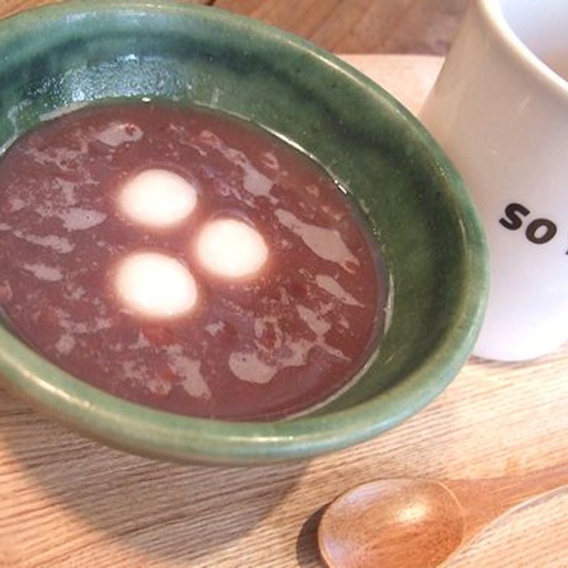 冷やし白玉ぜんざい(博多炉端 魚男)