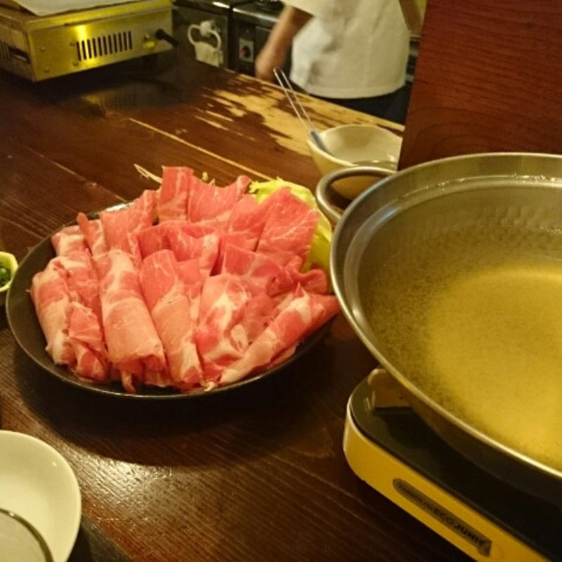 摩周ポークのしゃぶしゃぶ(参醸倶楽部)
