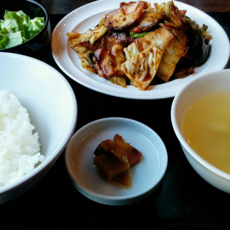 週替わりランチ 回鍋肉(古月 新宿店)