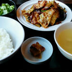 週替わりランチ 回鍋肉(古月 新宿店)