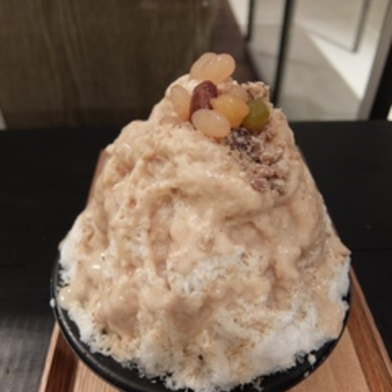 和栗とくるみミルク甘納豆添え(古美珈琲 （COBI COFFEE）)