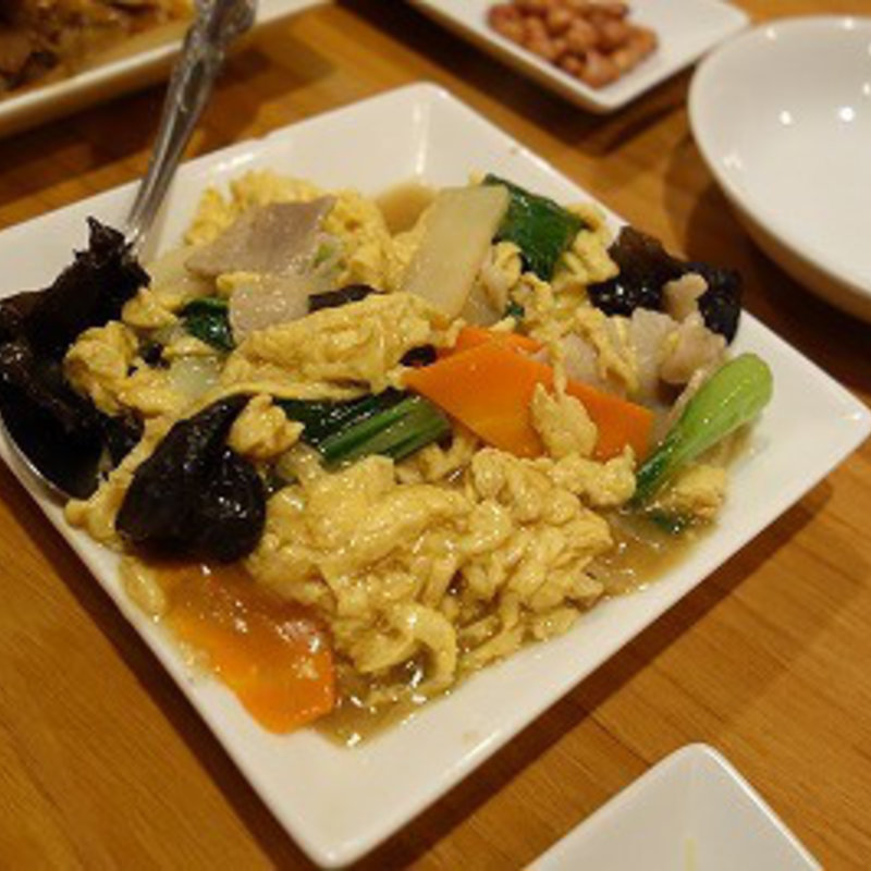 きくらげと玉子炒め(台北飯店)