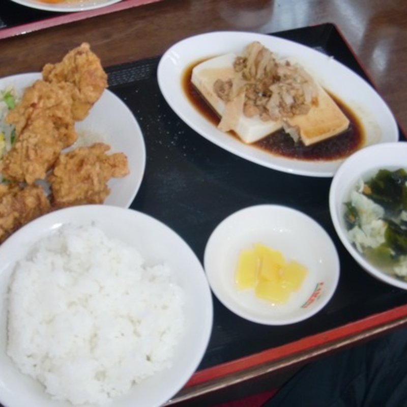 唐揚げランチ(台湾料理 四季紅 笠間店 )